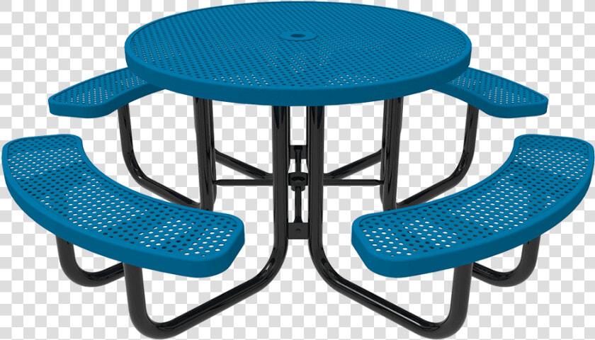 Classic Round Picnic Table   Commercial Round Picnic Table Gray  HD Png DownloadTransparent PNG