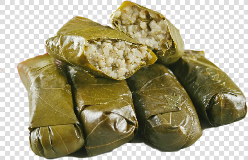 Grape Leaves Stuffed With Rice  Onions  And Tomatoes    Stuffed Grape Leaves  HD Png DownloadTransparent PNG