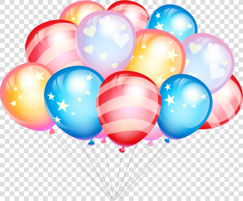Balloon Birthday Gift Party Greeting Card   Cute Balloons For Birthday  HD Png DownloadTransparent PNG
