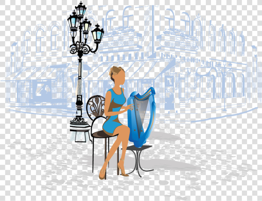 The Irish Harp History And Kinds   Illustration  HD Png DownloadTransparent PNG