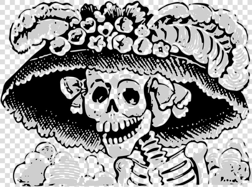 La Catrina Clip Arts   Posada Mexican Artist  HD Png DownloadTransparent PNG