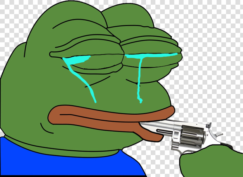 Clip Art Sad Pepe Png   Pepe The Frog Depressed  Transparent PngTransparent PNG