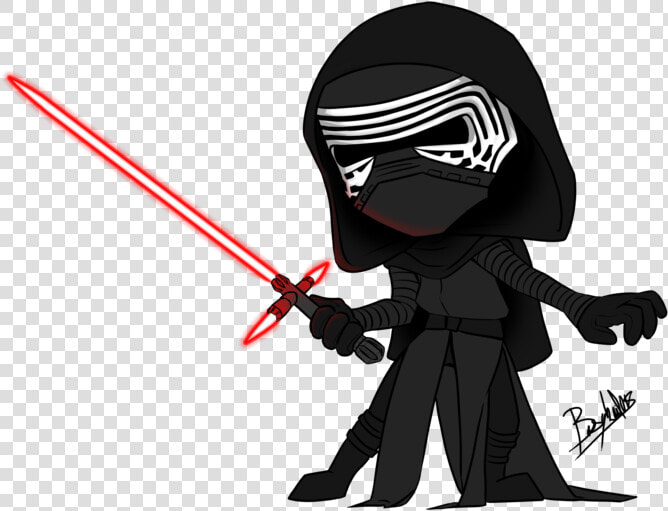 Transparent Kylo Ren Png   Star Wars Kylo Ren Cartoon  Png DownloadTransparent PNG