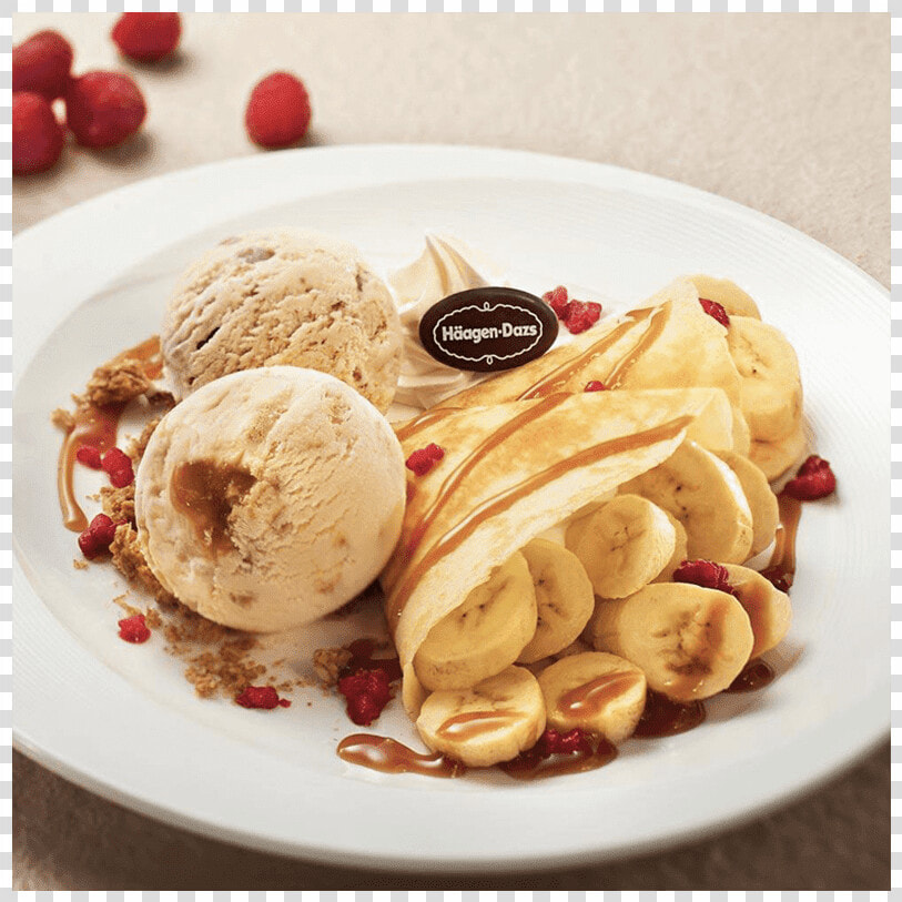 Banana Caramel Crepe Ndr   Haagen Dazs Banana Caramel Crepe Calories  HD Png DownloadTransparent PNG