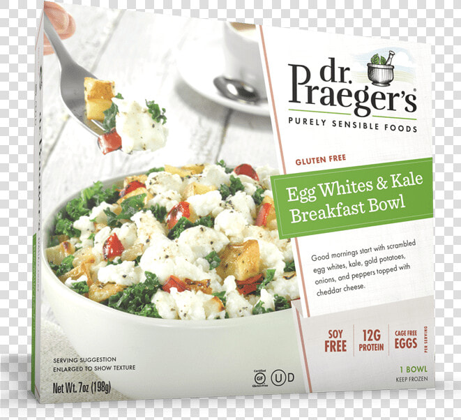Praeger S Egg Whites  amp  Kale Breakfast Bowl Package   Dr Praeger  39 s Egg Whites And Kale Breakfast Bowl  HD Png DownloadTransparent PNG