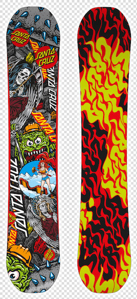 Gremlin Collage Snowboard   Santa Cruz  HD Png DownloadTransparent PNG