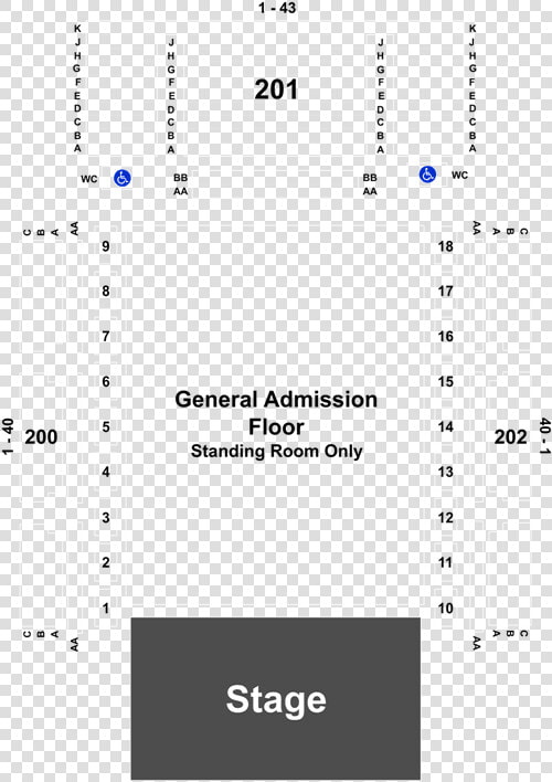 Seating Chart Coca Cola Roxy  HD Png DownloadTransparent PNG