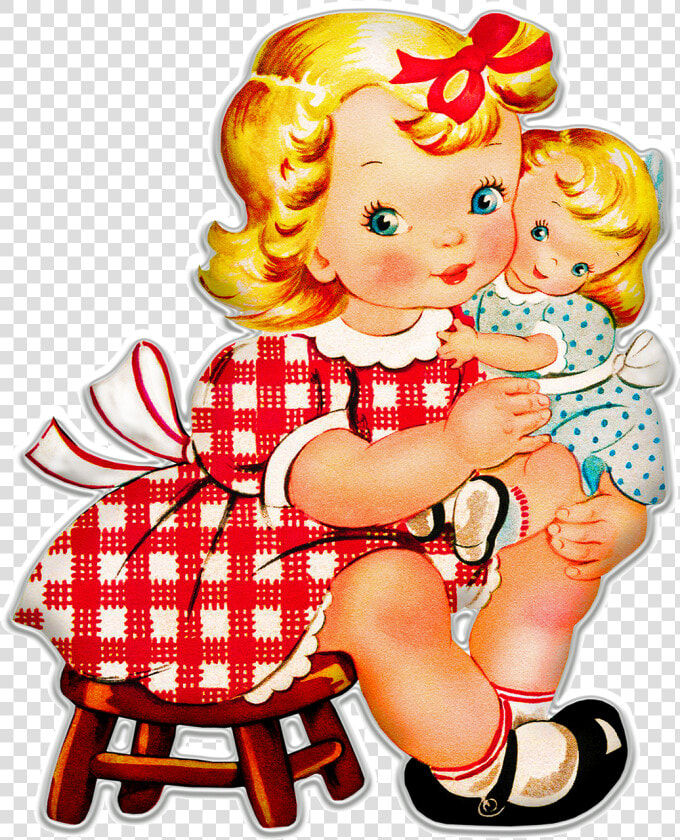 Little Girl  Retro  Vintage  Doll  Girl  Young  Child   Little Girl Vintage  HD Png DownloadTransparent PNG