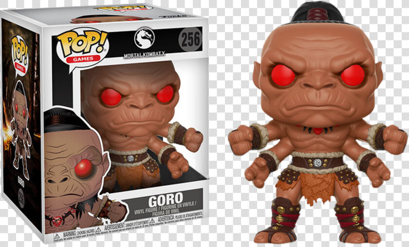 Goro 6” Super Sized Pop Vinyl Figure   Funko Pop Mortal Kombat Goro  HD Png DownloadTransparent PNG