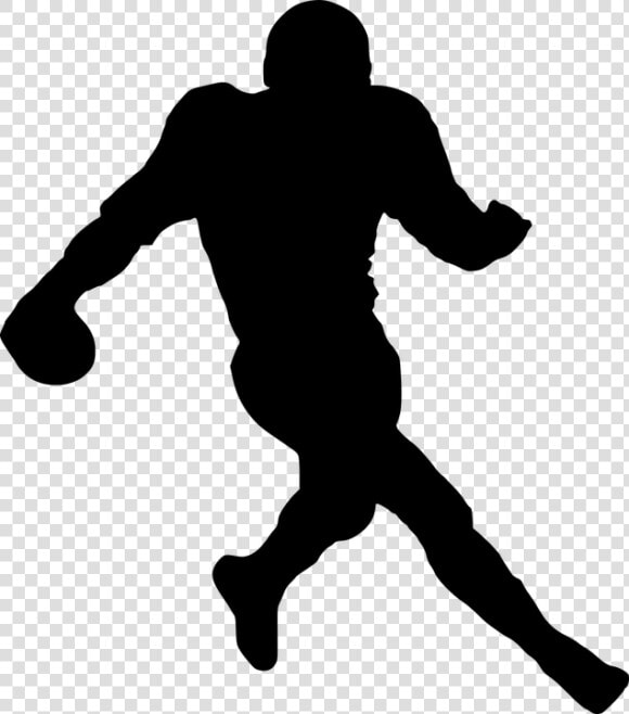 Running Away From The Nflpa   Nfl Football Silhouette Png  Transparent PngTransparent PNG