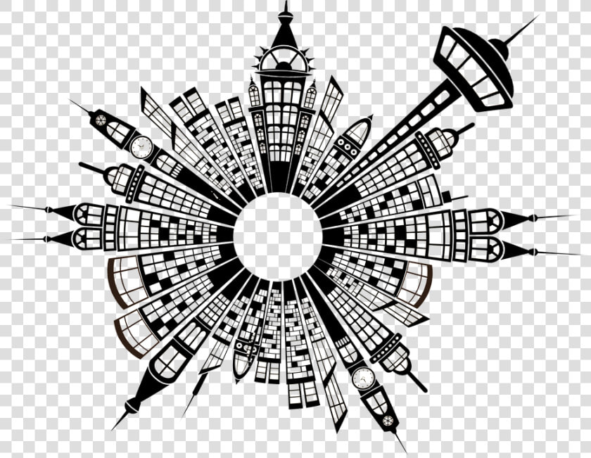 Building  City  Skyline  Ring  District  Arrangement   Different Cultures  HD Png DownloadTransparent PNG