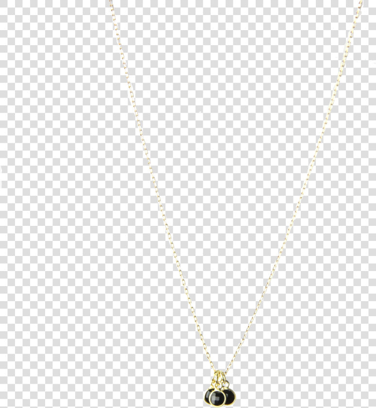Gemstone Triplets Minimal Necklace In Black Spinel   Locket  HD Png DownloadTransparent PNG