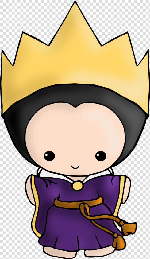 Evil Queen Villain Clip Art   Chibi Snow White Queen  HD Png DownloadTransparent PNG