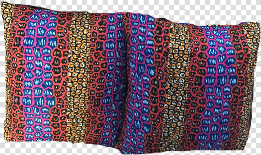 African Print Pillow Sham   Wool  HD Png DownloadTransparent PNG