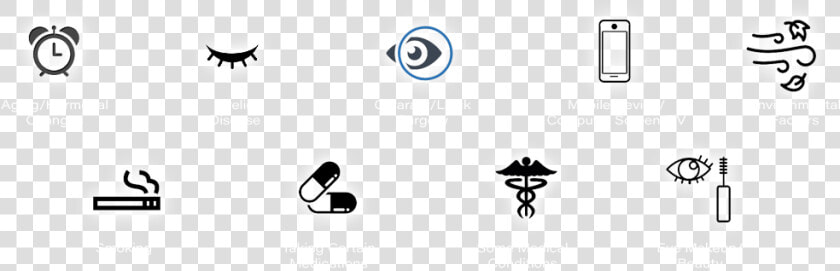 Possible Causes Of Dry Eye Disease   Graphic Design  HD Png DownloadTransparent PNG