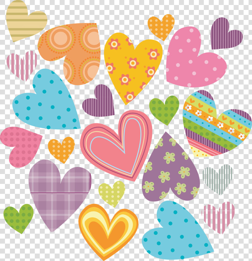 Corazones De Colores Png  Transparent PngTransparent PNG