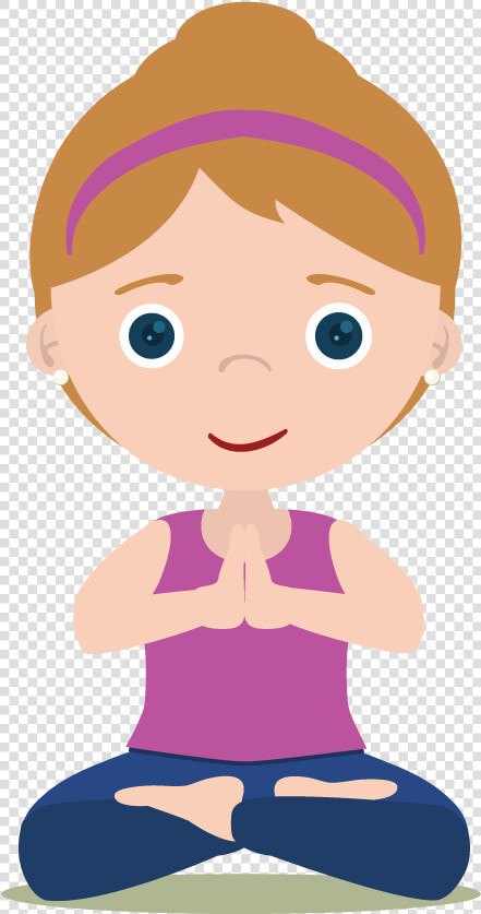 Girl Meditating Clipart Png  Transparent PngTransparent PNG