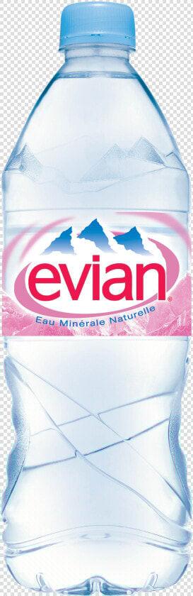 Water Bottle Png Transparent Images   Evian Water  Png DownloadTransparent PNG