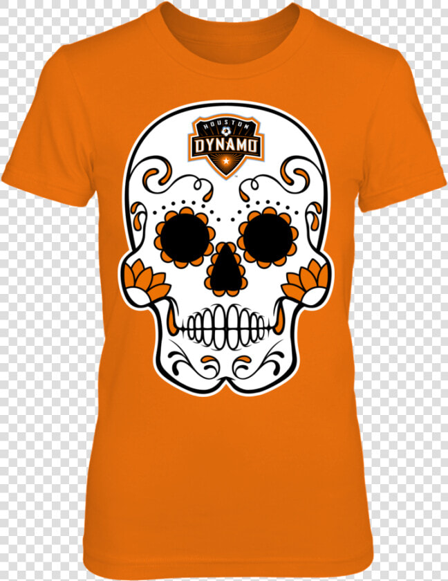 Sugar Skull Houston Dynamo Shirt   Georgia Bulldog Sugar Skull  HD Png DownloadTransparent PNG