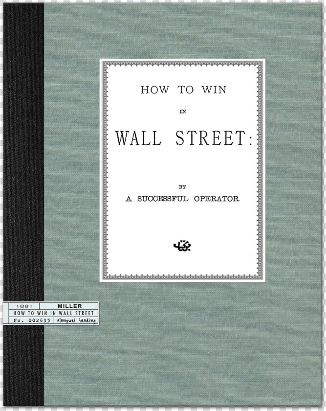 How To Win In Wall Street By A Successful Operator   Paper  HD Png DownloadTransparent PNG