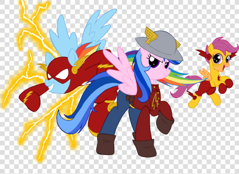  1416974   Artist   Edcom02  Artist   Jmkplover  Crossover    Mlp The Flash Dc  HD Png DownloadTransparent PNG