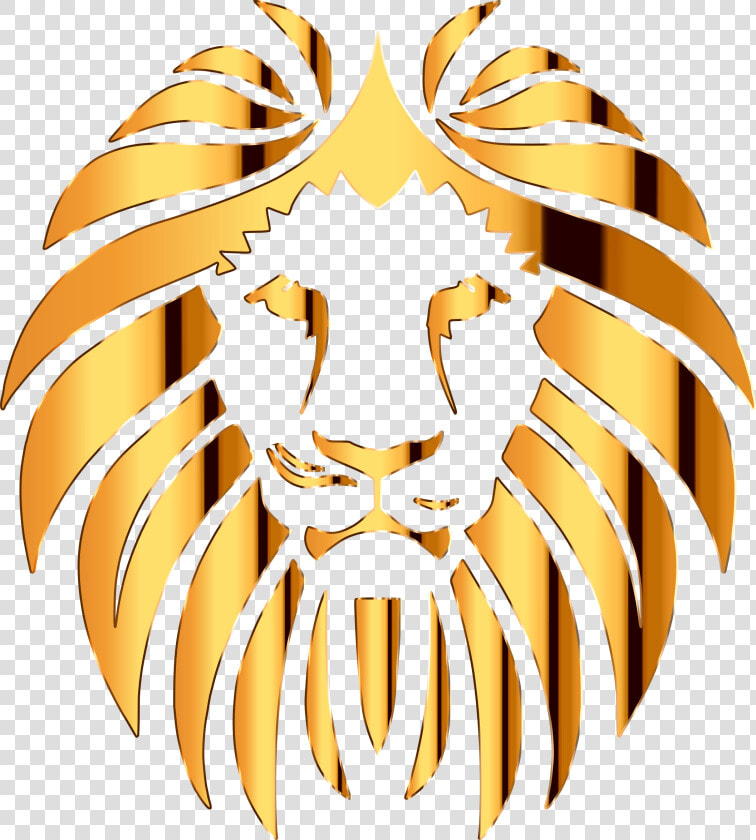 Golden Lion 4 No Background Clip Arts   Gold Lion Logo Png  Transparent PngTransparent PNG