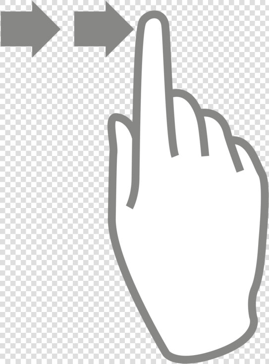 Thumb monochrome Photography text   Swipe Hand Vector  HD Png DownloadTransparent PNG