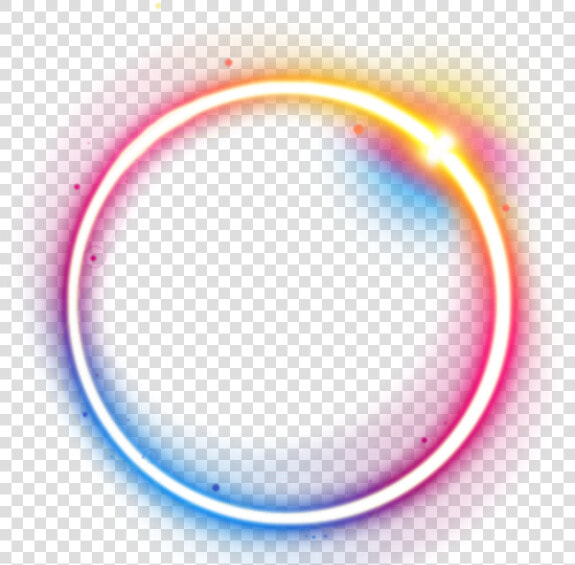  neon  eclipse  light  lights  ring  planet  circle   Transparent Neon Circle Png  Png DownloadTransparent PNG