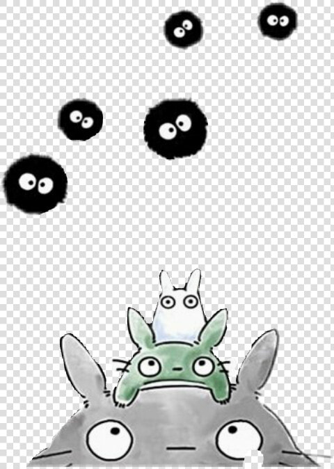 Transparent Totoro Png   Soot Sprites Png  Png DownloadTransparent PNG
