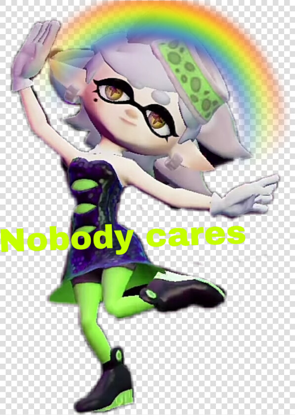 Transparent Nobody Clipart   Splatoon Marie Nobody Cares  HD Png DownloadTransparent PNG