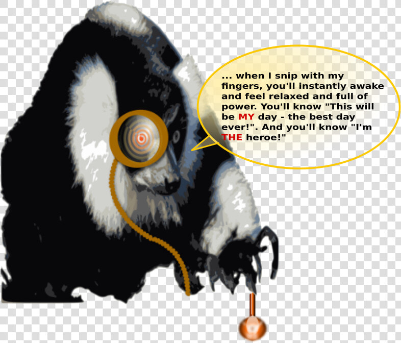 Lemur Hypnotising   Lemur Humanized  HD Png DownloadTransparent PNG