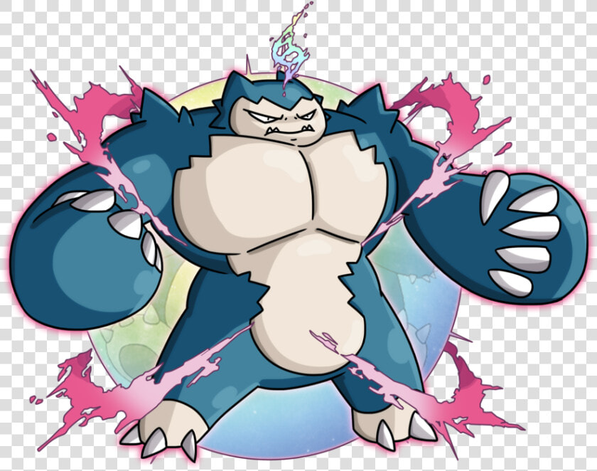 So That S What Was Hiding Under All Of Snorlax S Fat   Mega Snorlax  HD Png DownloadTransparent PNG