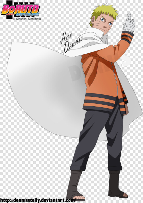 The By Dennisstelly On   Uzumaki Naruto Hokage Render  HD Png DownloadTransparent PNG