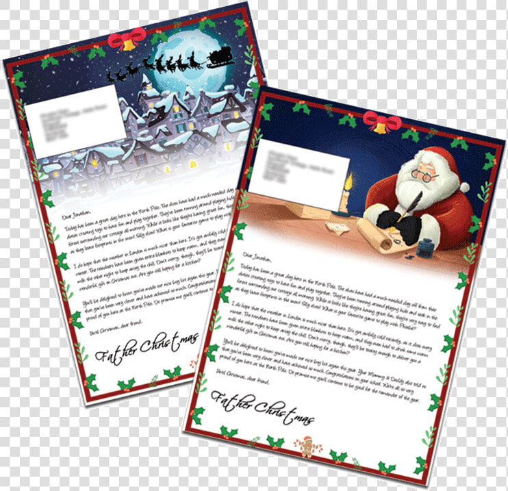 Personalised Santa Letter From Santa Claus Title   Brochure  HD Png DownloadTransparent PNG
