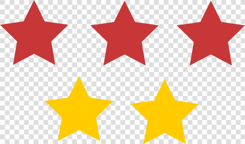 Vote Star Rating Icon   5 Stars Clipart  HD Png DownloadTransparent PNG