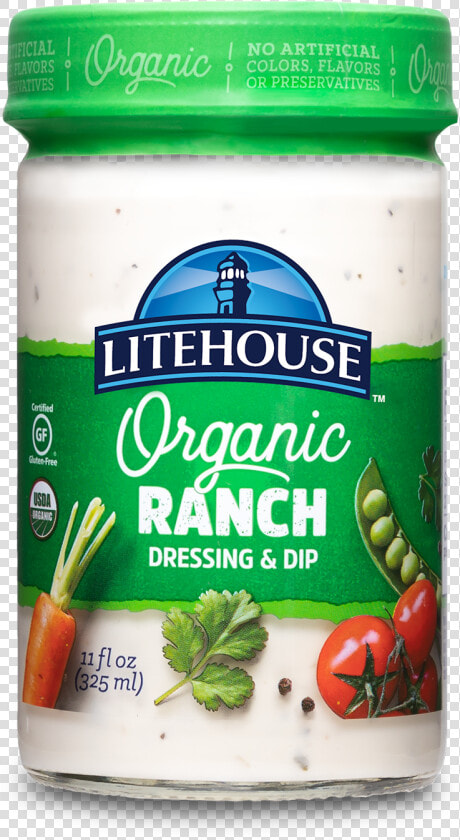 Litehouse Organic Ranch Dressing  HD Png DownloadTransparent PNG