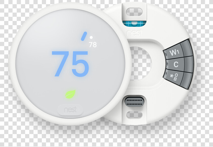 Nest Thermostat E Backplate And Display Image   Nest Thermostat  HD Png DownloadTransparent PNG