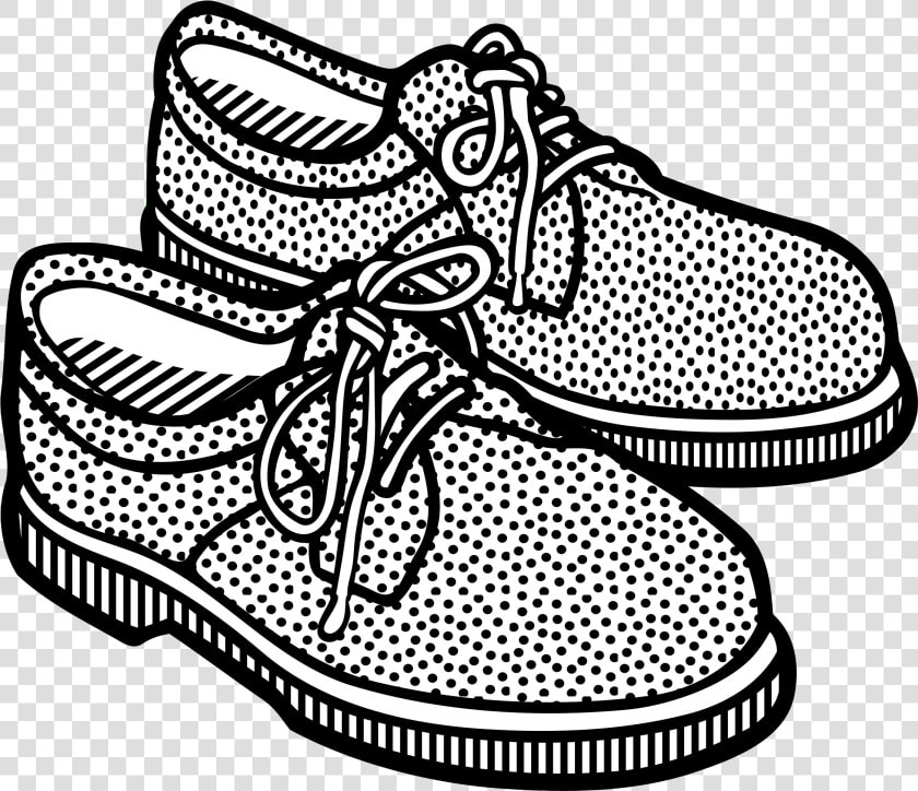 Shoe Sneakers Adidas Clip Art   Shoes Clipart Black And White Png  Transparent PngTransparent PNG
