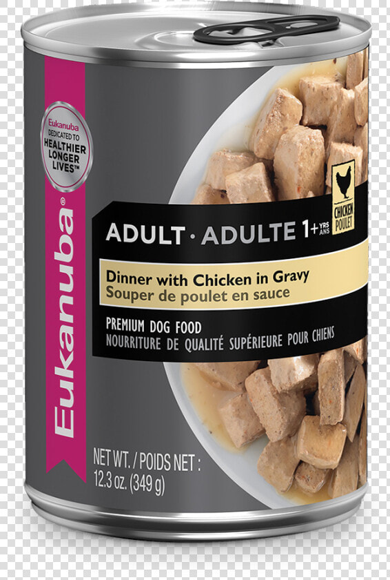 Eukanuba Dinner Chicken In Gravy Canned Dog Food   Eukanuba Wet Dog Food  HD Png DownloadTransparent PNG