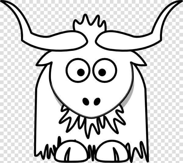 Outline Yak Clipart  HD Png DownloadTransparent PNG