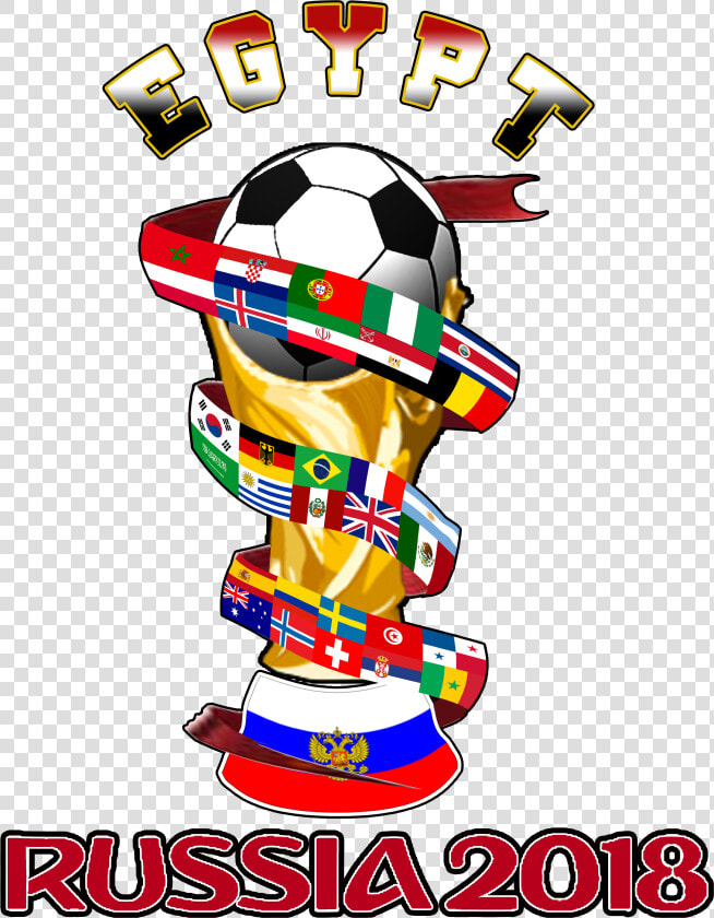 Egypt World Cup Russia Camisetas El Dise Clipart    HD Png DownloadTransparent PNG