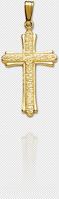 Trefoil Cross   Liontin Salib Batu Emas Kuning  HD Png DownloadTransparent PNG