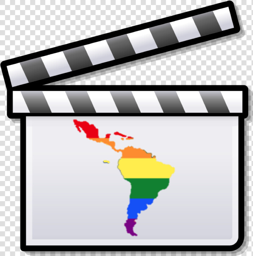 Lgbt Latin America Film Clapperboard   Cinema In South Africa  HD Png DownloadTransparent PNG