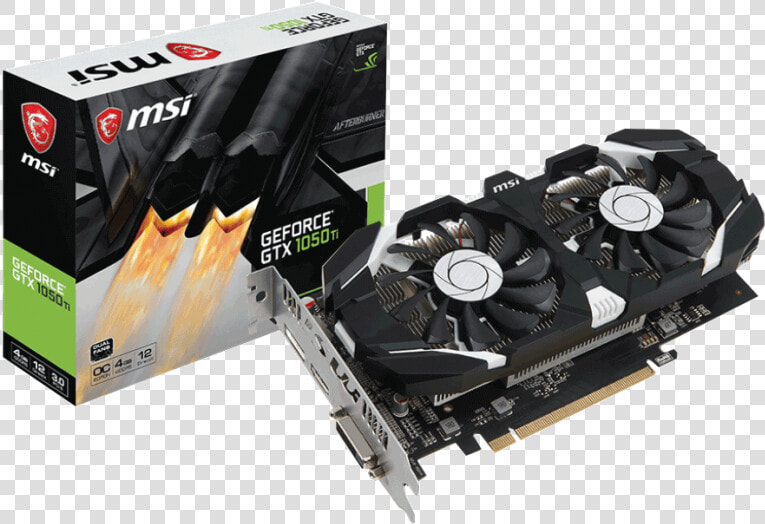 Msi Geforce Gtx 1050 Ti 4gt Oc  HD Png DownloadTransparent PNG