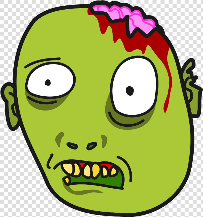 Zombie  Undead  Monster  Horror  Face  Head  Demon   Cartoon Zombie Face Png  Transparent PngTransparent PNG