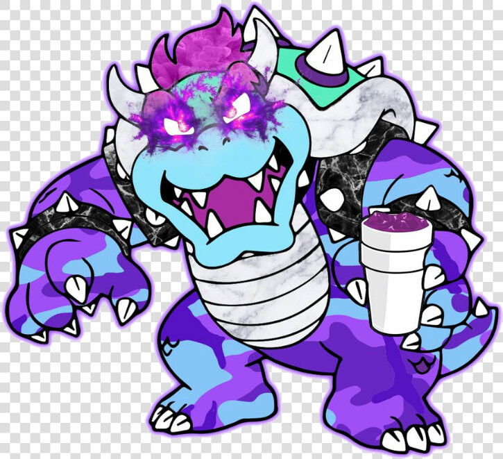  aesthetic  bowser  cyberpunk   Cartoon  HD Png DownloadTransparent PNG