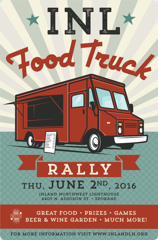 Postcard Van Food Royalty Free Vector Image Vectorstock   Commercial Vehicle  HD Png DownloadTransparent PNG