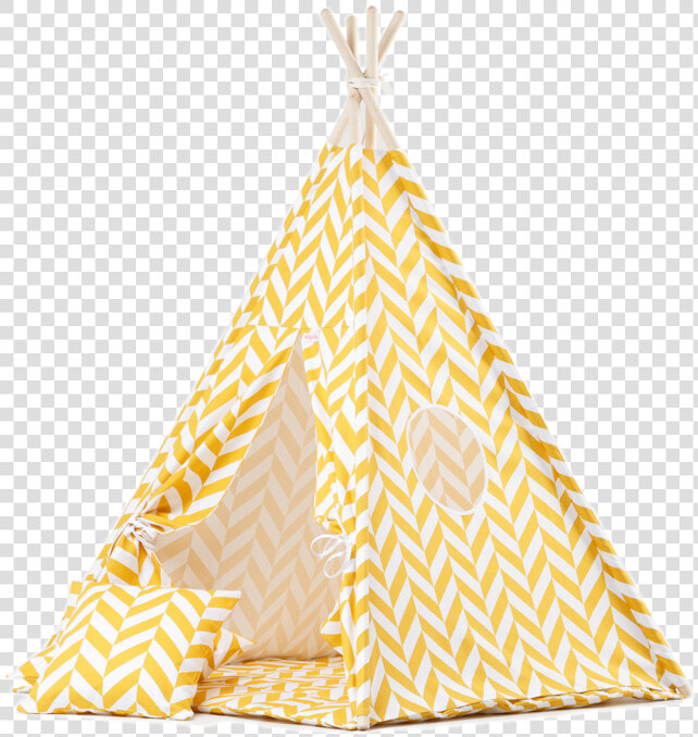 Herringbone Mustard Teepee Tent For Kids Data Zoom   Teepee Png  Transparent PngTransparent PNG