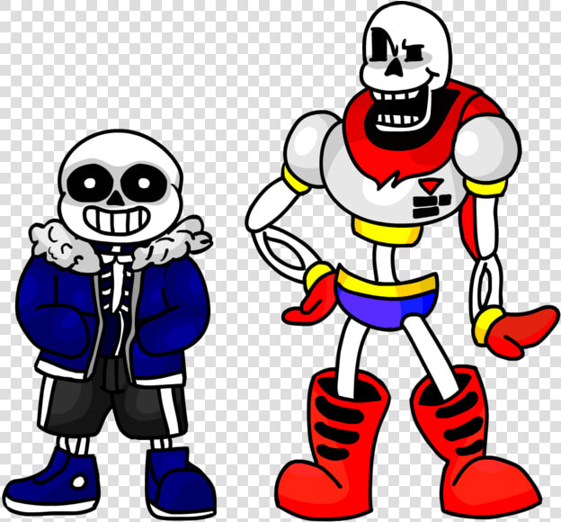 Sans And Papyrus Rigs Updated By Needlefoxx  HD Png DownloadTransparent PNG
