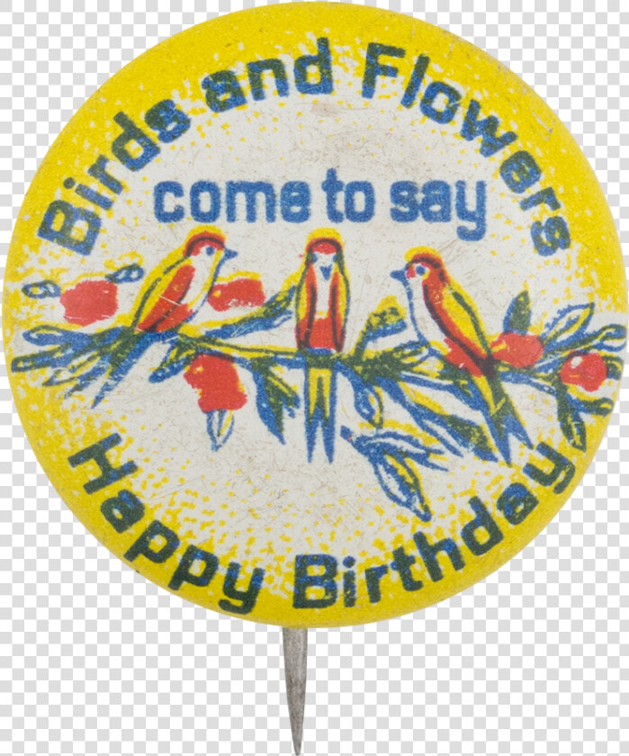Birds And Flowers Come To Say Happy Birthday Event   Emblem  HD Png DownloadTransparent PNG